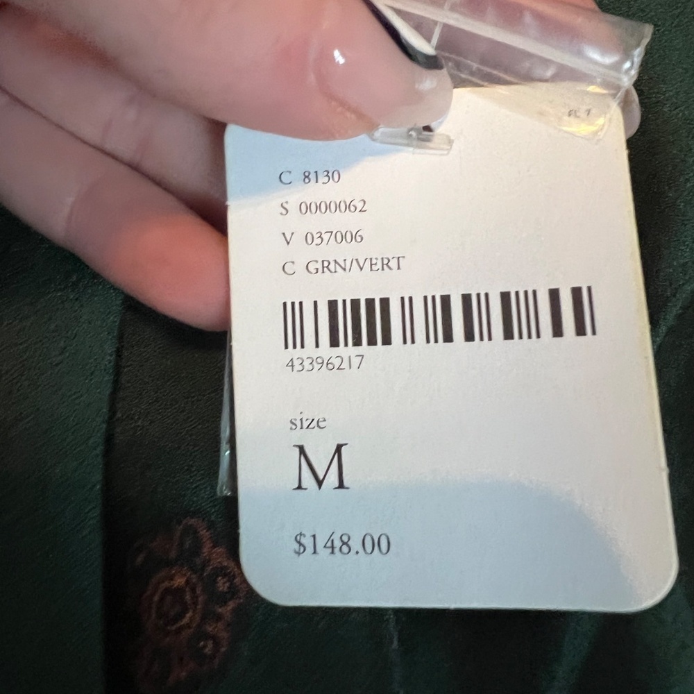 NWT Free People women's jade green star eyes jumpsuit size medium - Picture 5 of 7